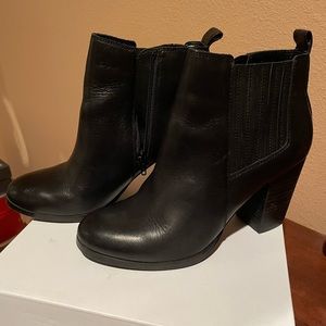 Aldo Black Heeled Boots size 9